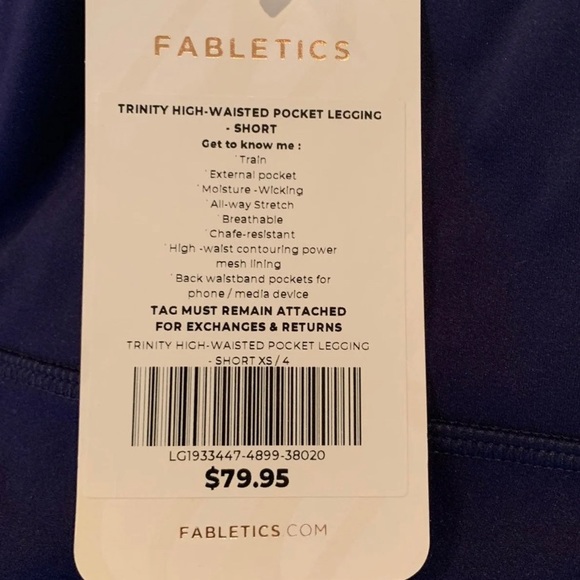 Fabletics leggings NAVY SOLD - Picture 4 of 5
